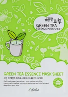 Тканевая маска c зеленым чаем - Esfolio Pure Skin Green Tea Essence Mask Sheet (362779-1951)