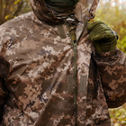 Тактичний костюм дощовик піксель водонепроникний маскувальний - зображення 6