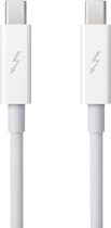 Kabel Apple Thunderbolt - Thunderbolt 0.5 m bialy (885909630172) - obraz 1