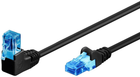 Patchcord Goobay RJ45 Cat 6a U/UTP Czarny 2 m (4040849515309)