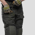 Комплект штурмові штани + куртка. Демісезон UATAC GEN 5.2 Olive (Олива) XXL - зображення 13