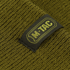 M-Tac шапка тонкая вязкая 100% акрил Olive, боевая шапка, зимняя шапка, тактическая шапка олива, вязаная шапка - изображение 5