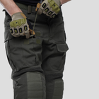 Комплект штурмові штани + куртка. Демісезон UATAC GEN 5.2 Olive (Олива) S - изображение 13