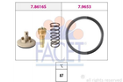 Термостат FACET 78616 Skoda Fabia, Roomster, Rapid, Octavia; Volkswagen Touran, Golf, Polo, Passat, Jetta, EOS; Audi A3; Seat Ibiza, Cordoba, Toledo 03C121110A, 03C121111B