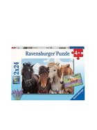 Zestaw puzzli Ravensburger Horse Love układanka 26 x 18 cm 2 x 24 elementów (4005556051489) - obraz 1