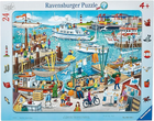 Puzzle klasyczne Ravensburger ramkowe - Jeden dzień w porcie 32.5 x 24.5 cm 24 elementów (4005556061525) - obraz 1