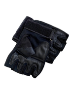 Перчатки без пальцев XL Черные - изображение 2