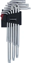 Набор Г-образных ключей Haisser 48115 TORX T10-50 удлиненных 9 шт (102897)