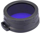Світлофільтр Nitecore NFB 60 мм синій для ліхтарів TM15; TM11; MH40; EA8 - зображення 1