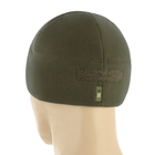 M-Tac шапка Watch Cap Elite флис (320г/м2) с липучкой Dark Olive, военная шапка, флисовая шапка, шапка олива - изображение 4