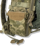 Рюкзак тактичний штурмовий з клапаном для шолома Warrior Spirit Піксель - изображение 3