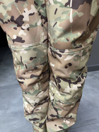 Штани штани флісові утеплені тактичні софтшел розмір мультикам, зимові для військових xxl, sword, single - зображення 5