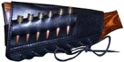 Патронташ на приклад MEDAN 2004 кожаный (6*7,62) - изображение 1