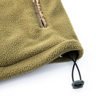 Флісова толстовка зип худи тактична-військова ЗСУ тепла зимова з капюшоном на блискавці OSPORT (ty-0040) Хакі M - зображення 8
