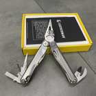 Мультиниструмент Leatherman WAVE+ Stainless Steel, нейлоновый чехол, карт. коробка, 18 инструментов, - изображение 7