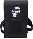 Чохол-сумка Karl Lagerfeld Saffiano Karl & Choupette Black (3666339123345)