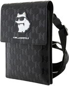 Чохол-сумка Karl Lagerfeld Saffiano Monogram Choupette Black (3666339170622) - зображення 2