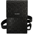 Чохол-сумка Karl Lagerfeld Monogram Plate Black (3666339051778) - зображення 1