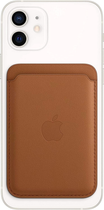 Portfel Apple Leather Wallet with MagSafe do Apple iPhone Brązowy (194252169827)