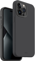 Панель Uniq Lino Hue для Apple iPhone 14 Pro Charcoal grey (8886463681640) - зображення 1
