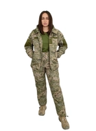 Женская военная форма зимняя костюм утеплитель Softshell + синтепон 200 (до -20) Пиксель размер 44 (FV- 001-44) - изображение 3