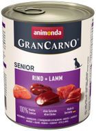 Mokra karma dla starszych psów Animonda GranCarno Senior z wolowina i jagniecina 800 g (4017721827799) - obraz 1