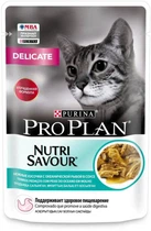 Влажный корм Purina PRO PLAN Delicate Digestion с чувствительным пищеварением с рыбой 85 г