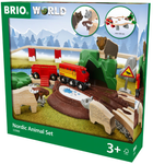 Ігровий набір Brio Дитяча залізниця Nordic Animal 26 деталей (7312350339888) - зображення 1