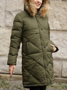 Куртка жіноча PERSO BLH919079F XL Хакі (5905080208719) - зображення 3
