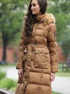 Куртка зимова жіноча PERSO BLH220027FXF S Бежева (5908312939146) - зображення 5