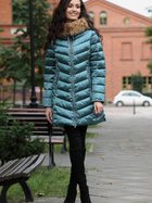 Куртка зимова жіноча PERSO BLH220036FF 3XL Смарагдова (5908312939139) - зображення 4