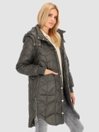 Куртка зимова жіноча PERSO BLH235050F S Хакі (5905080221268) - зображення 5