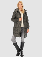 Куртка зимова жіноча PERSO BLH235050F M Хакі (5905080221275) - зображення 4