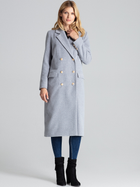 Пальто жіноче Figl M681 S Сіре (5902194374750) - зображення 4