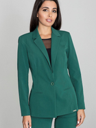 Піджак класичний жіночий Figl M562 XL Зелений (5902194339636) - зображення 1