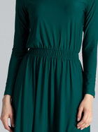 Sukienka trapezowa damska Figl M604 S Zielona (5902194349673) - obraz 5