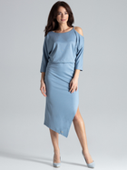 Сукня жіноча Lenitif K479 L Синя (5902194352543) - зображення 3