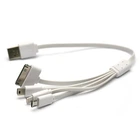Кабель PowerPlant універсальний USB 2.0 AM – Mini, Micro, Lightning, I-Pod, 0.3м