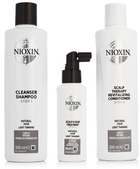 Zestaw do pielęgnacji włosów Nioxin Hair System 1 Kit Szampon 300 ml + Odżywka 300 ml + Serum ​​100 ml (4064666310626) - obraz 1