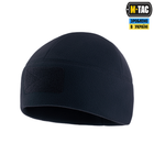 M-Tac шапка Watch Cap Elite флис (320г/м2) с липучкой Dark Navy Blue L - изображение 5
