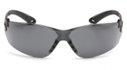 Тактичні окуляри балістичні протиосколкові Pyramex Itek Anti-Fog Сірі захисні для стрільби військові - зображення 2