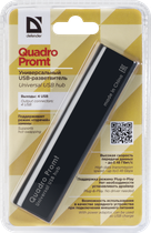 USB-хaб Defender Quadro Promt USB 2.0 4 x USB (4714033832007) - зображення 3