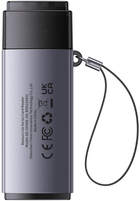 Кардридер Baseus Lite Series USB Type-A - SD / TF Grey (WKQX060013) - зображення 3