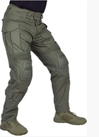 Чоловічі тактичні штани ріп стоп зі знімними наколінниками G3 Combat IDOGEAR, штани армійські Rip Stop олива, 98532125-S - зображення 4