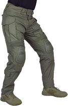 Мужские тактические штаны рип стоп со съемными наколенниками G3 Combat IDOGEAR, брюки армейские Rip Stop олива, 98532125-S - изображение 8