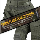 Мужские тактические штаны рип стоп со съемными наколенниками G3 Combat IDOGEAR, брюки армейские Rip Stop олива, 98532125-XXL - изображение 2