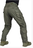 Мужские тактические штаны рип стоп со съемными наколенниками G3 Combat IDOGEAR, брюки армейские Rip Stop олива, 98532125-XL - изображение 5