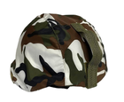 Чехол-кавер для каски с креплением под очки в ткани-Мембрана Камуфляж, размер M - изображение 5