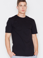 T-shirt męski bawełniany Visent V001 S Czarny (5902249100150) - obraz 1