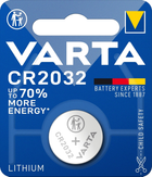 Батарейка Varta CR 2032 BLI 1 Lithium (06032101401) - зображення 1